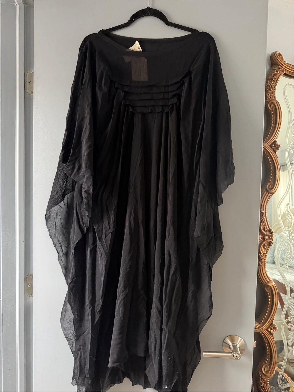 Fuzzi sheer flowing tunic cover-up